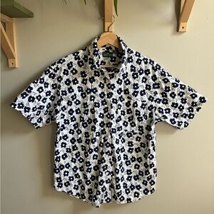 Vintage Floral Print Shirt